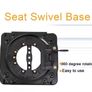Universal Car Van Motorhome Swivel Seat Base Turntable Rotatable Adaptor Truck 360 Image 6