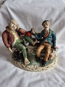 Capodimonte style figure