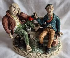 Capodimonte style figure