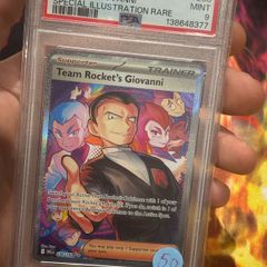 Pokemon Card Rockets Giovanni Psa 9