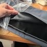 Neotrims faux leather fabric black 1m Image 3