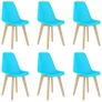 _7 Piece Dining Set Blue Image 6