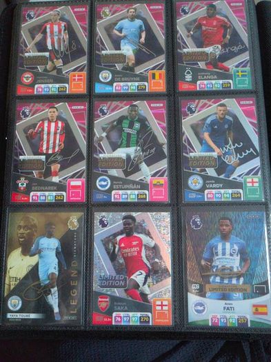 Football Parallels Black Edge Signature Limited Editions Chrome X 100 Club & Others
