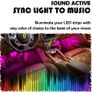 APP Controlled RGB 48-LED Glow Interior Kit Under Dash Neon Footwell Inside Seats Light Image 5