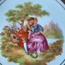Antique Limoges Fragonard Wall Plate Image 2