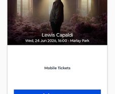 Lewis Capaldi Tickets (Half Price)