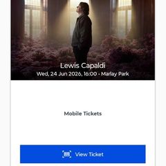 Lewis Capaldi Tickets (Half Price)