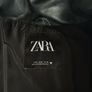 Zara Black Leather Puffer (M) Image 4
