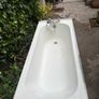 Cast Iron Bath with Taps  Good Condition Image 2