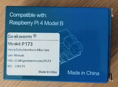 Raspberry Pi 4B 4GB with active or passive cooling cases.