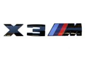 3D ABS Car Rear Trunk Emblem Badge for BMW M Thunder Edition X3M COMPETITION power logo