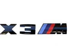 3D ABS Car Rear Trunk Emblem Badge for BMW M Thunder Edition X3M COMPETITION power logo