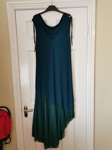 Beautiful Teal Dress with Sparkly Sequins size 14 ideal for a wedding, confirmation, B-day & other celebrations