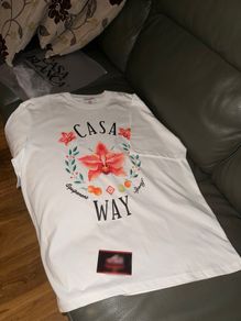 Casablanca Casa Way Orchid Classic T- Shirt 'White'