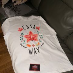 Casablanca Casa Way Orchid Classic T- Shirt 'White'