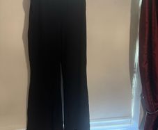 Black wide leg warm stretchy pants Shein size 2XL UK22 EU50 Free post