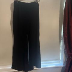 Black wide leg warm stretchy pants Shein size 2XL UK22 EU50 Free post