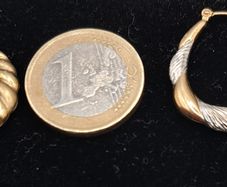 9ct yellow gold earrings