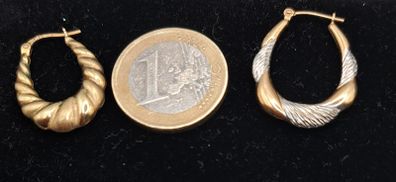 9ct yellow gold earrings