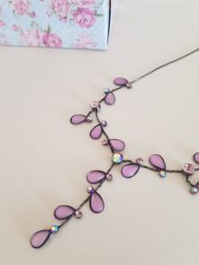 Purple Costume Necklace