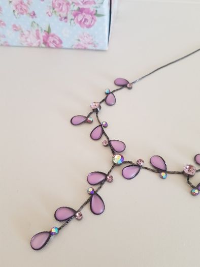 Purple Costume Necklace