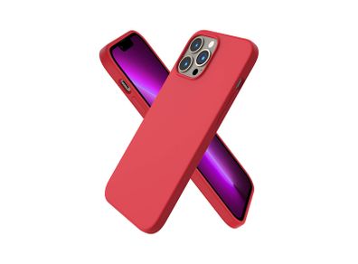 Liquid Silicone Shockproof Case For iPhone 13 Pro Max Luxury Soft Phone Cover Red New - FHT5IP13PMLK