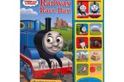 Thomas &amp; Friends: Railway Race Day Lift-a-Flap Sound Board Book EUC