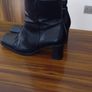 Next ladies black ankle boots Image 3