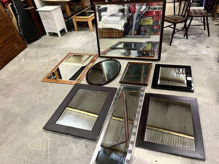 Joblot of 11 miscellaneous mirrors