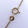 Vintage 18K Gold Plated Sterling Silver 925, Butterflies Crystal Oval Pendant Necklace, length 18" - 5,83g Image 7