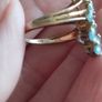925 Sterling Silver Ring with Blue Topaz. Image 6