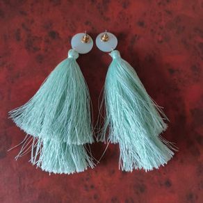 Brand New Mint Tassel earrings