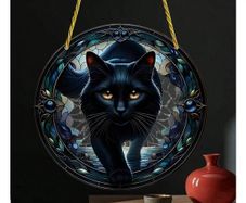 Witchy Cat - house decoration - nice gift + other designs available