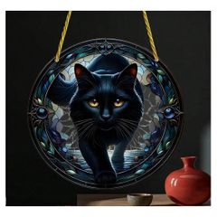 Witchy Cat - house decoration - nice gift + other designs available