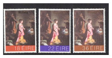 1981 Ireland Christmas Commemorative Stamps Mint Never Hinged (MNH)