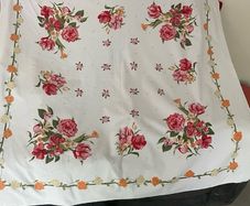 vintage Floral Tablecloth