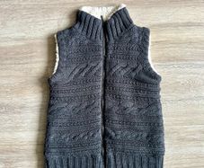 Knitted lined body warmer 7/8