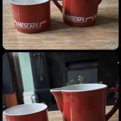 Nescafe Sugar Bowl And Milk Jug