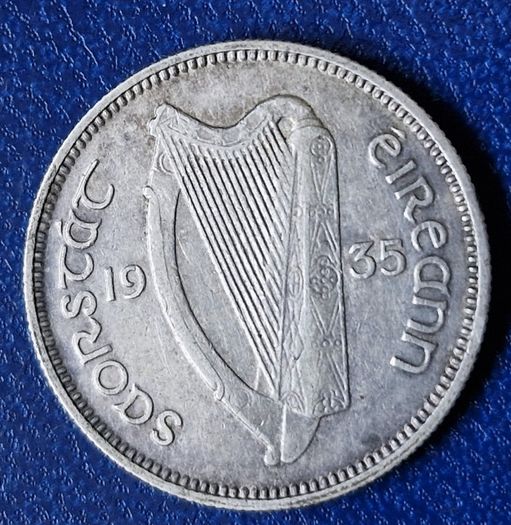 Ireland 1935 Silver Shilling coin