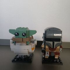 LEGO 75317 BrickHeadz Star Wars The Mandalorian & The Child Retired Set