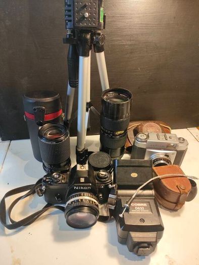 Vintage Cameras and Lens Bundle
