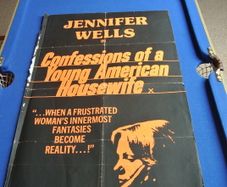 Rare 1974 Cinema Poster For "confessions Of A Young American Housewife" Starring Jennifer Wells