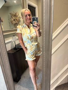 river island blazer and shorts set