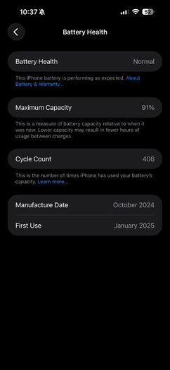 iPhone 16 Pro Max 256GB - Black Titanium (Pristine Condition) + 7 Cases & Extras