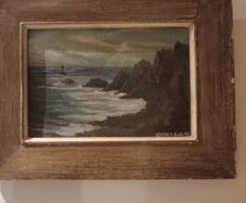 Ciaran Clear..."Moonlight Oil Painting" Skellig Rock, County Kerry.s.