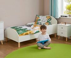Toys Kids White Toddler Bed
