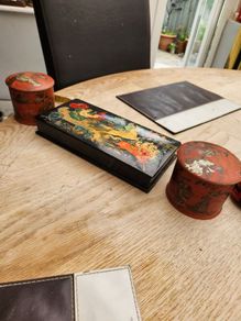 fabulous hand painted boxes.
