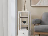 Storage shelves with drawer  Sleek & Modern Mini Storage Unit
