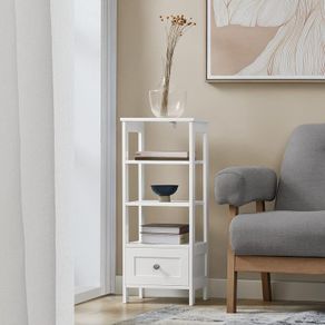 Storage shelves with drawer  Sleek & Modern Mini Storage Unit