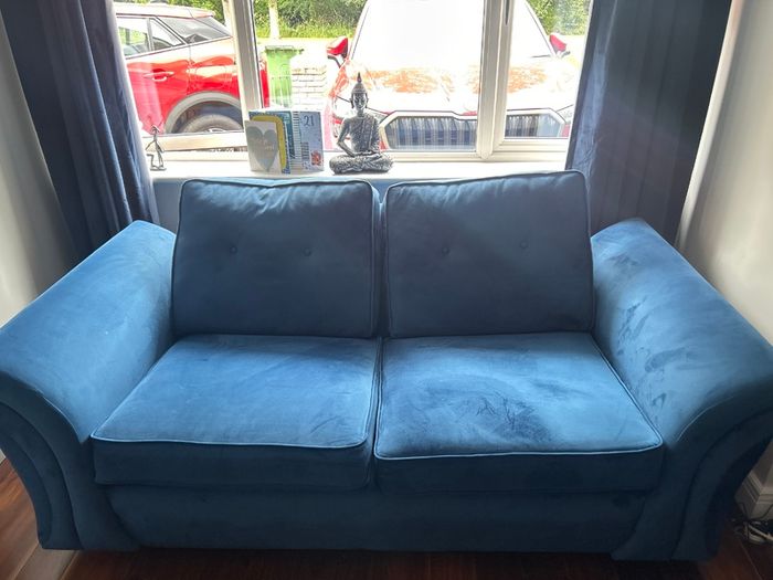 Velvet couches